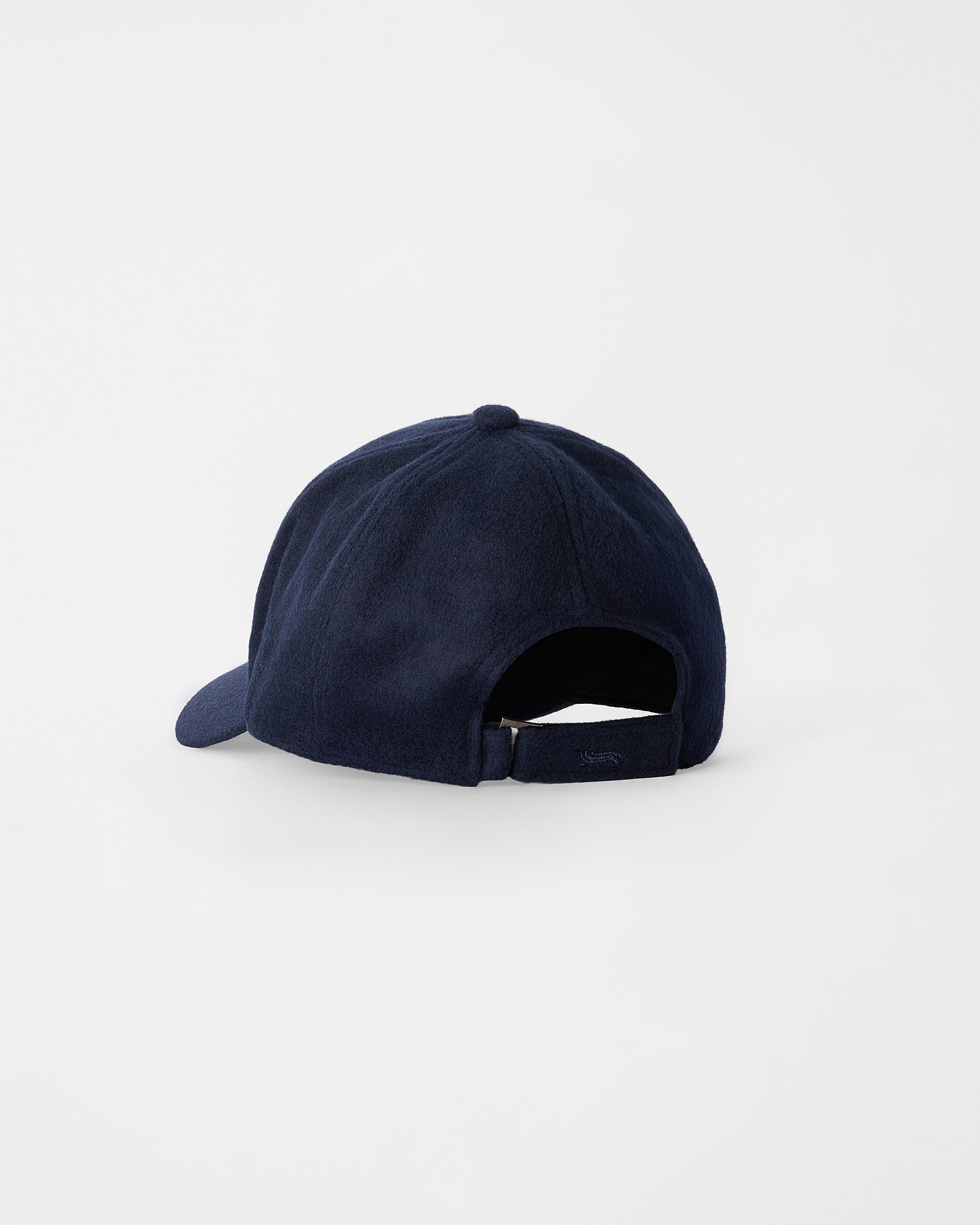 Men&rsquo;s baseball cap in a wool blend with an embroidered dachshund, BLUE, large