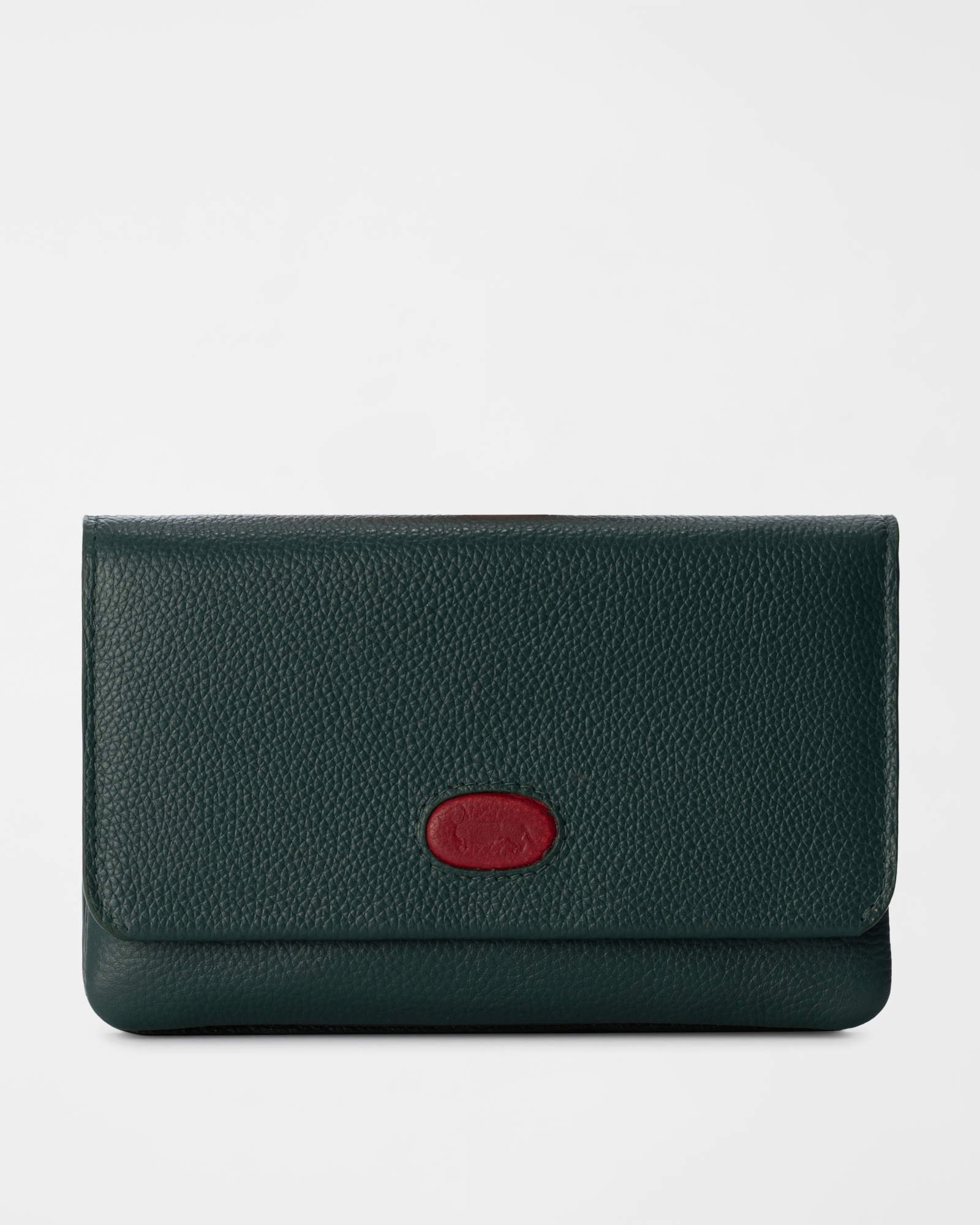 Portafoglio Donna in Vera Pelle Verde