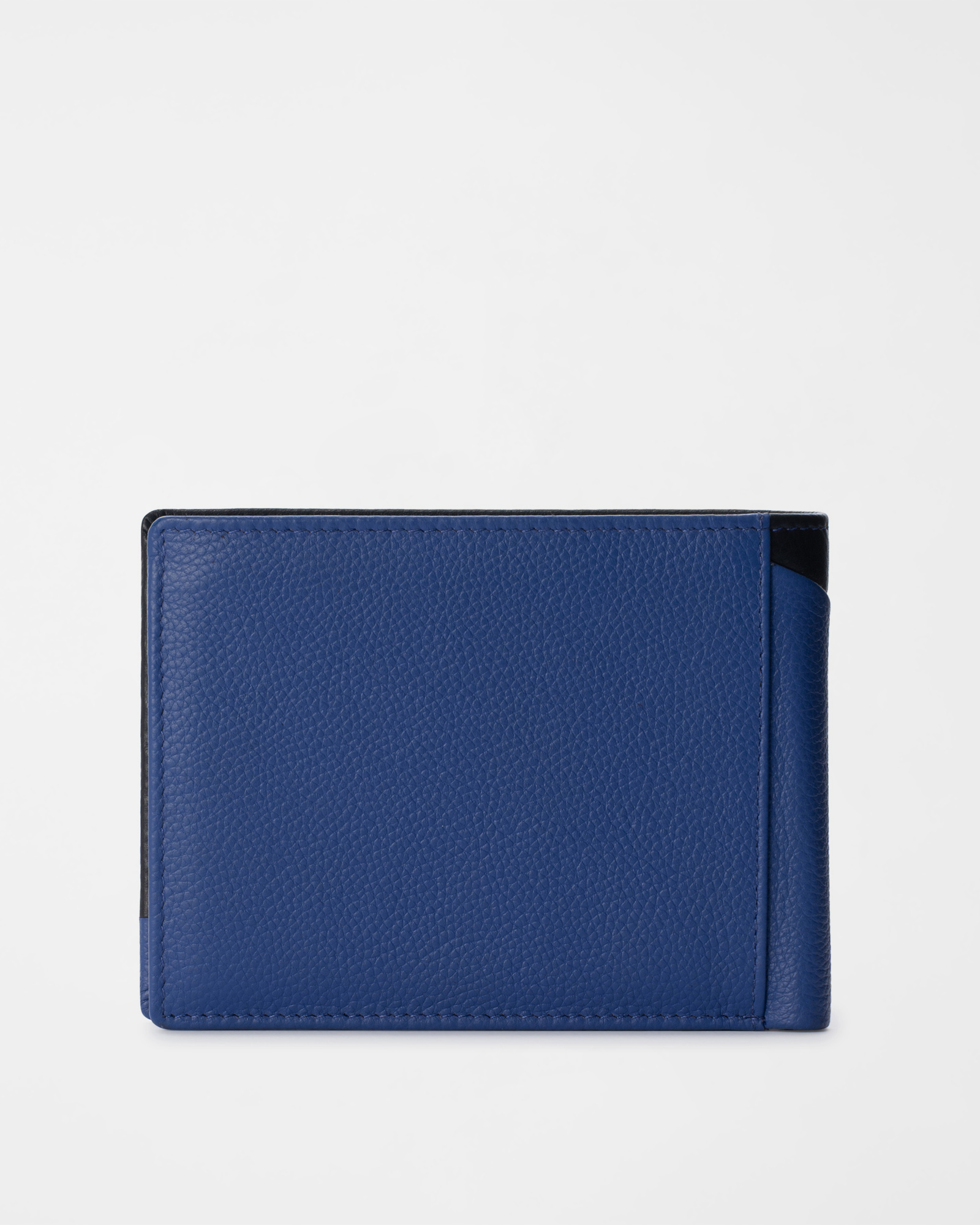 Men&rsquo;s Two-Tone Genuine Leather Wallet with Coin Pocket, LIGHT BLUE, large