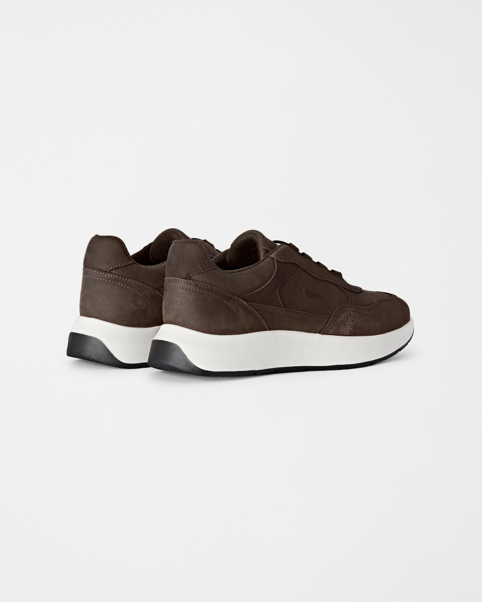Men's slip-on sneakers with EVA sole, DARK BROWN, large