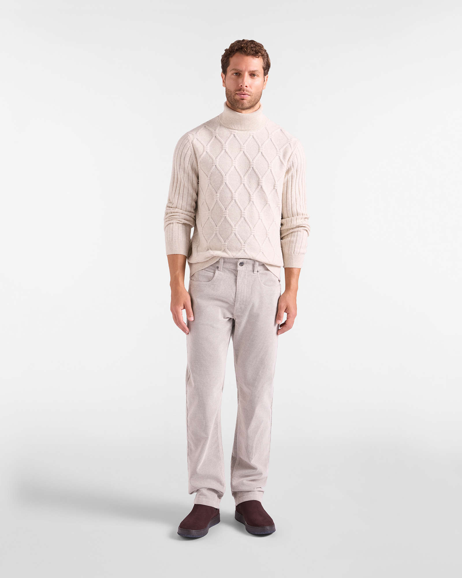 Dolcevita HBJ Uomo in Misto Mohair, BIANCO, large