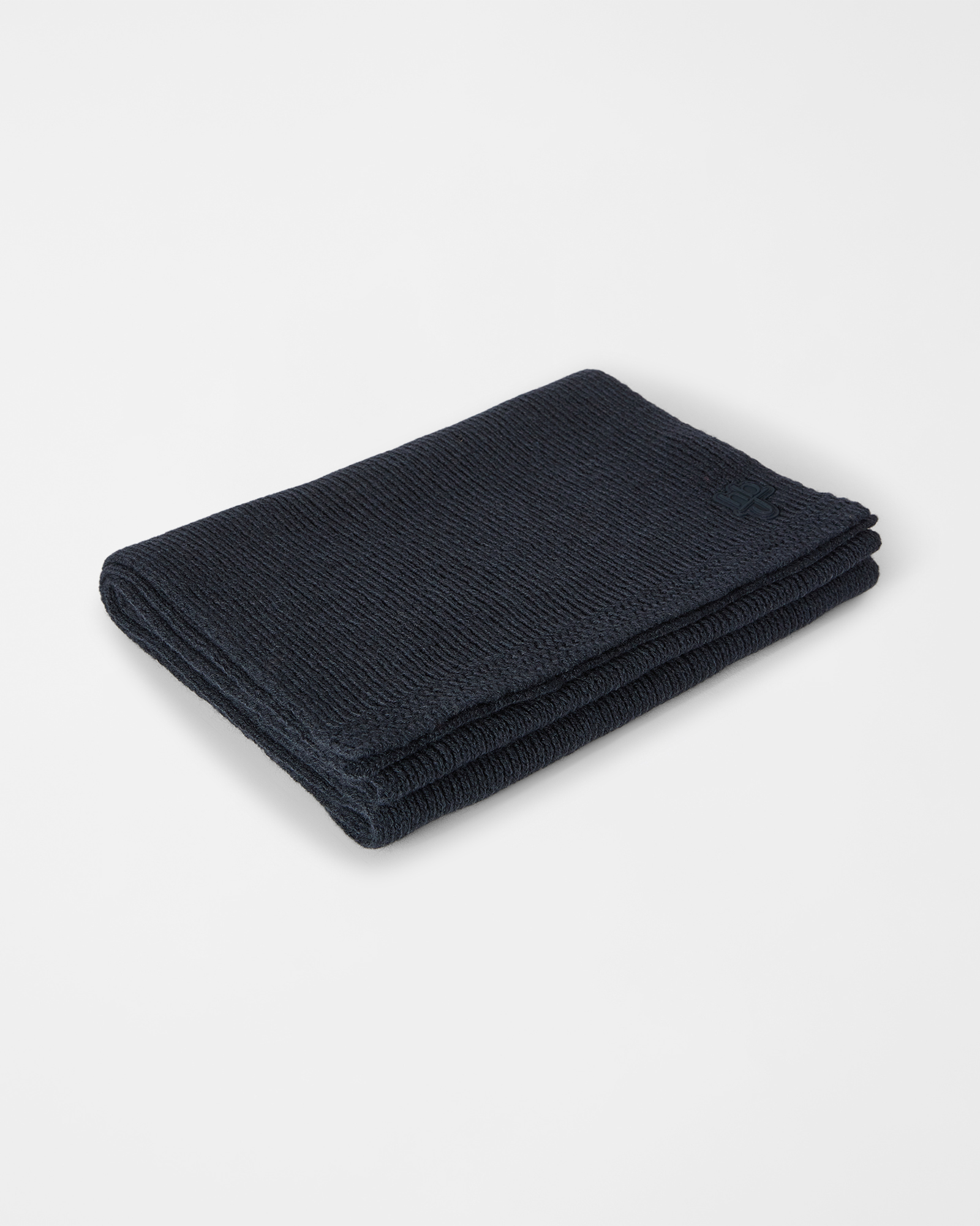 Sciarpa HBJ Uomo in Misto Lana, BLU SCURO, large