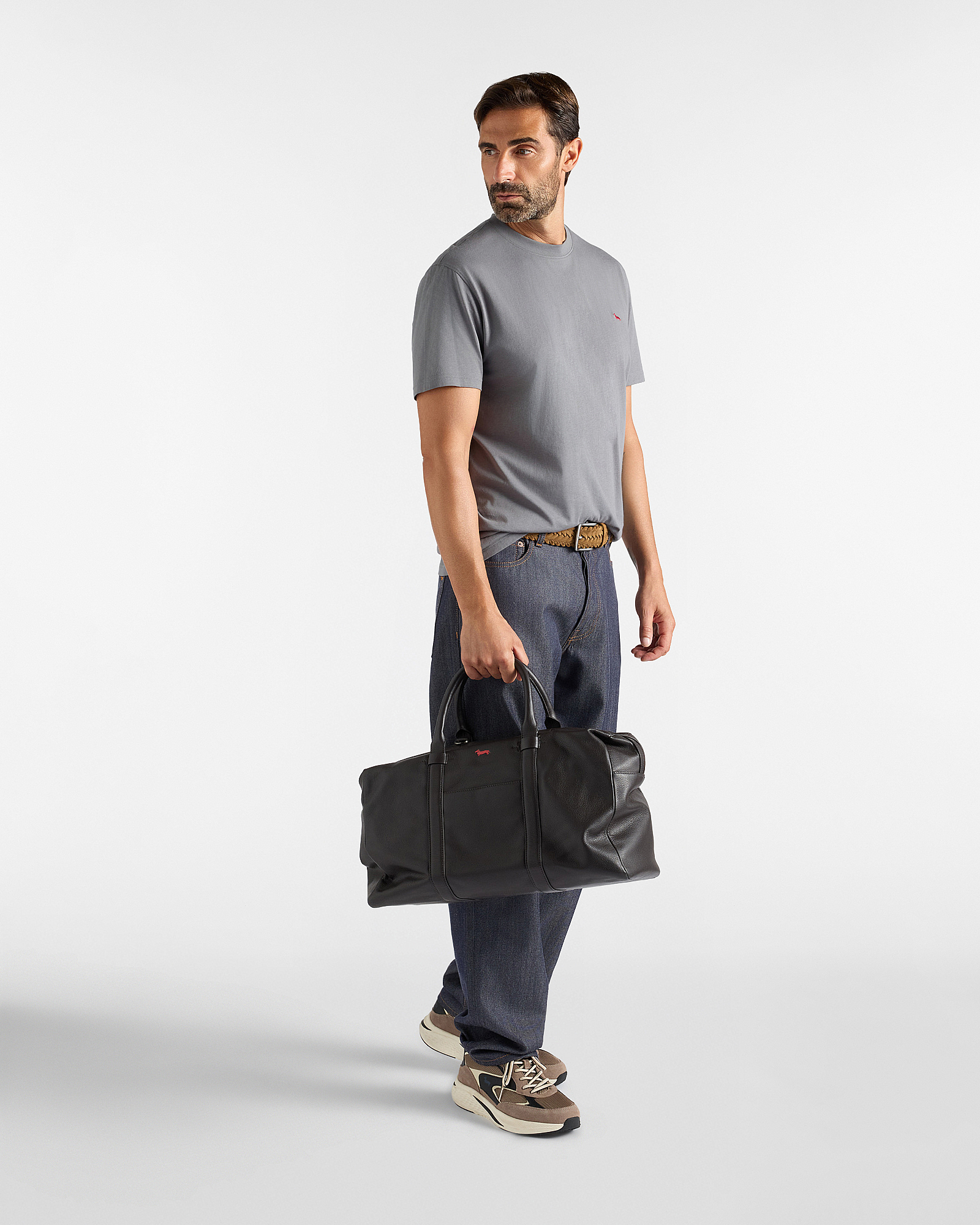 T-shirt Uomo in 100% puro cotone Regular Fit, GRIGIO, large