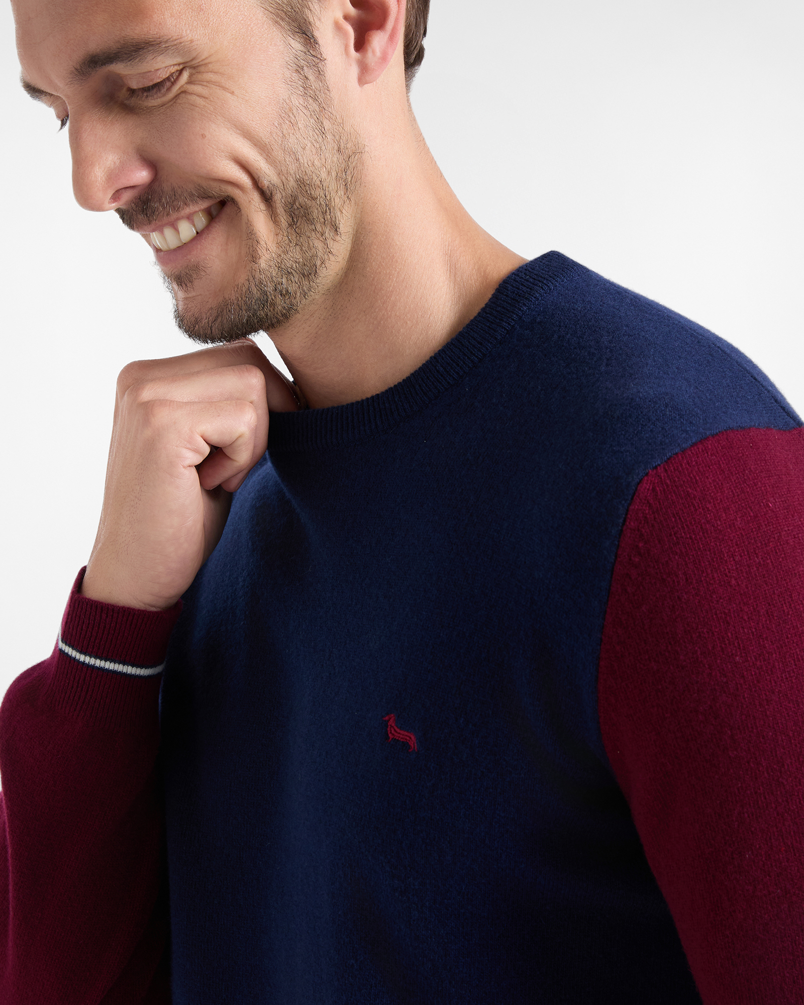Maglia Uomo in misto cashmere  Regular Fit, BLU SPORT, large