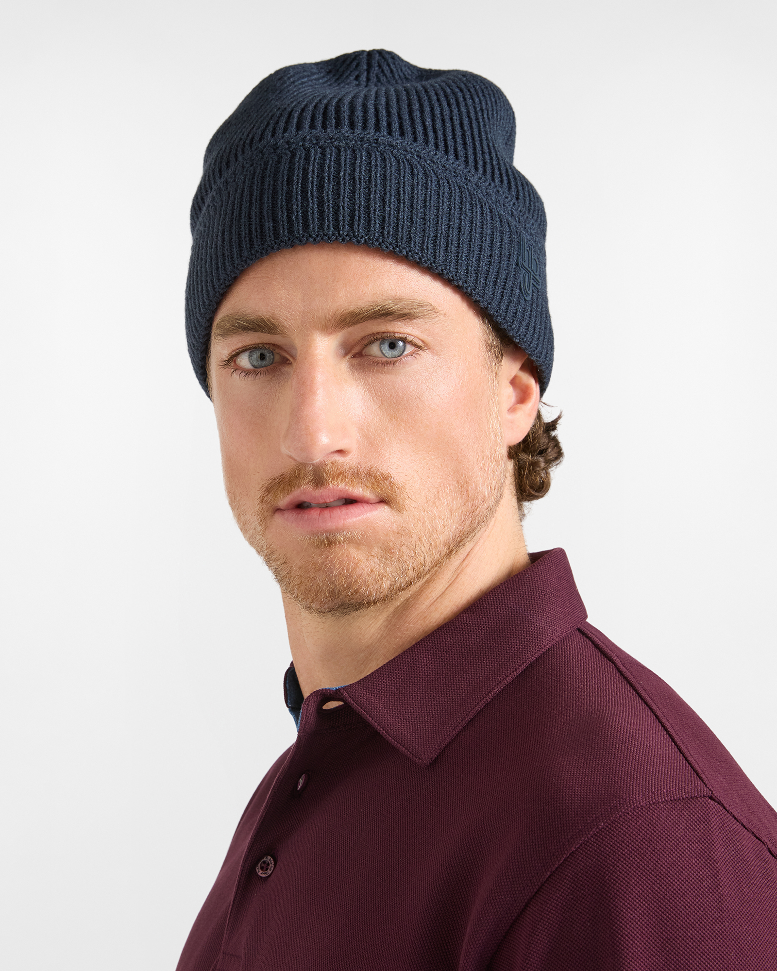 Berretto HBJ Uomo con Patch Logo Blu Scuro