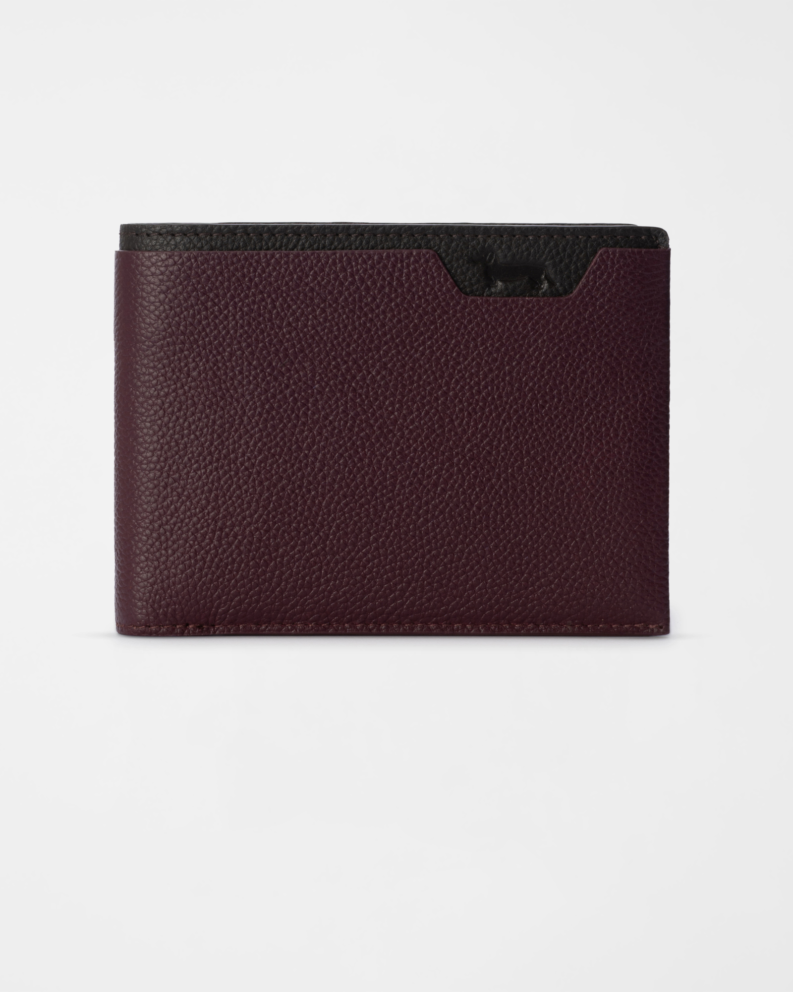 Men&rsquo;s  Genuine Leather Wallet with 8 Card Slots, BORDEAUX, large