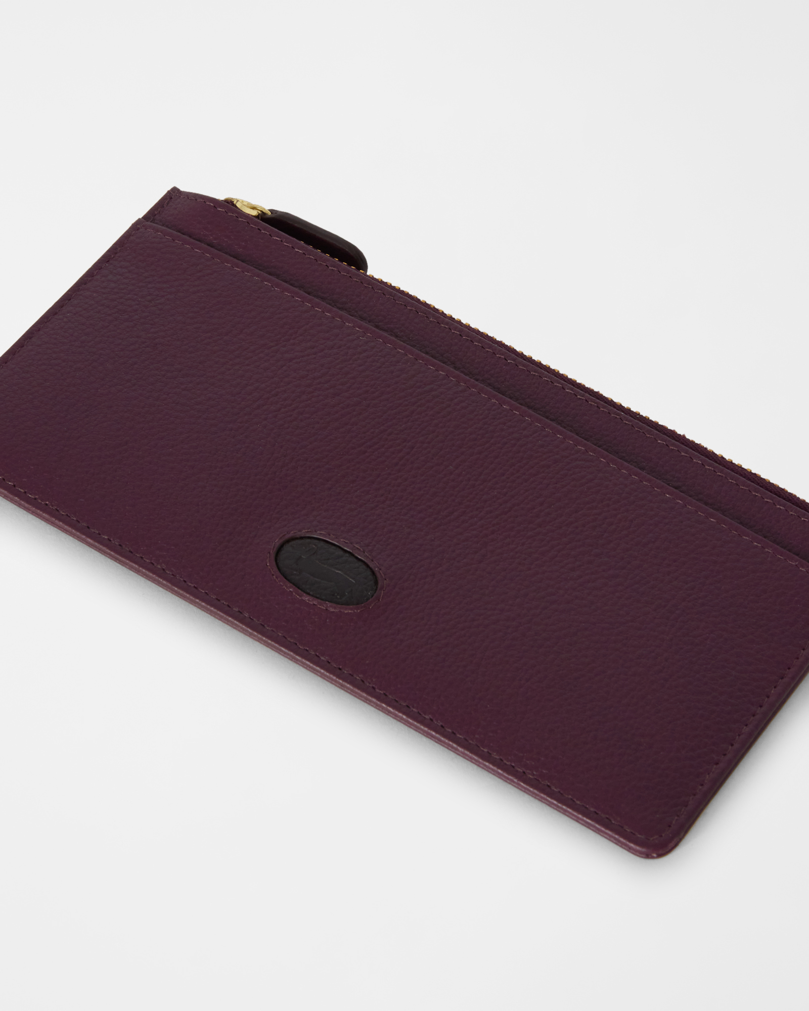 Genuine Leather Women&rsquo;s Wallet, BORDEAUX, large