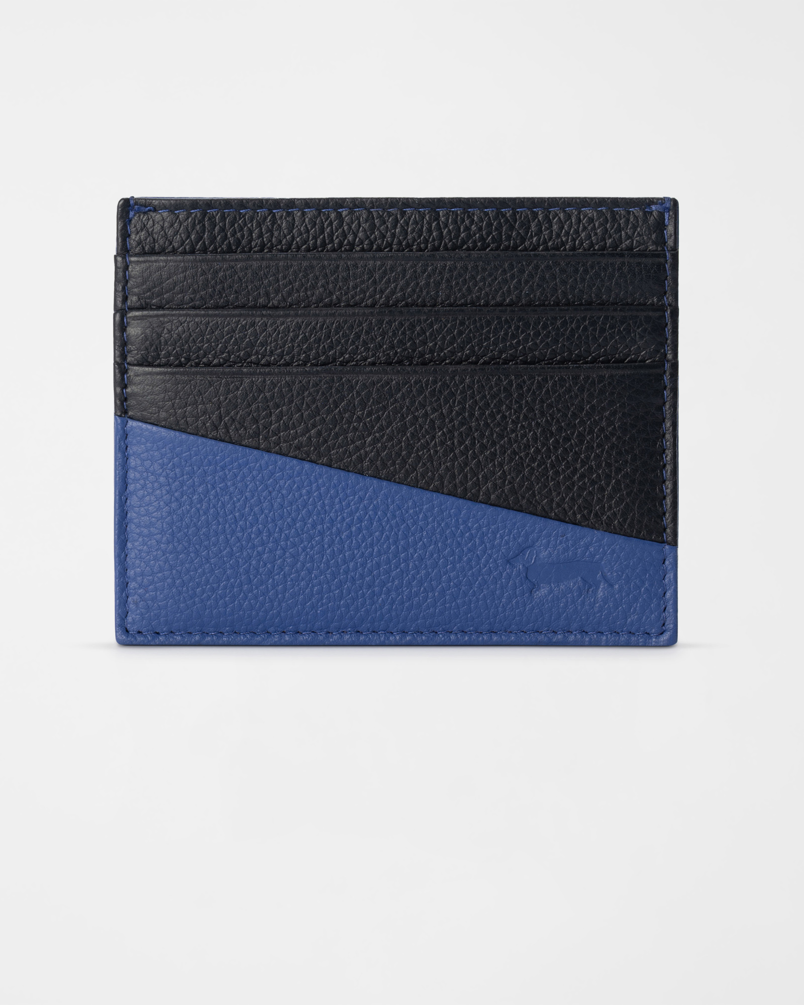Men&rsquo;s Genuine Leather Card Holder, LIGHT BLUE, large