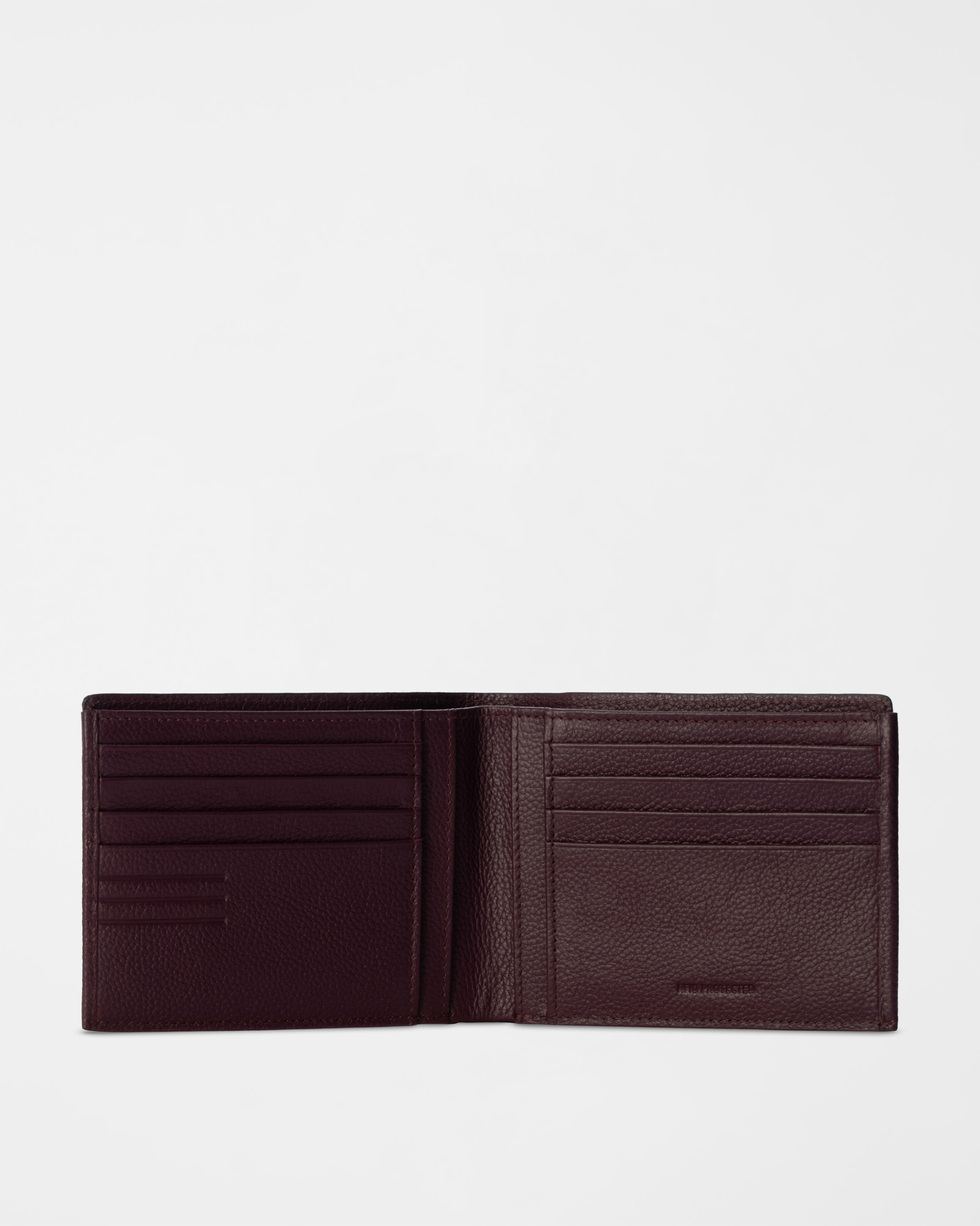 Portafoglio Uomo in Vera Pelle con 8 Slot Carte, BORDEAUX, large