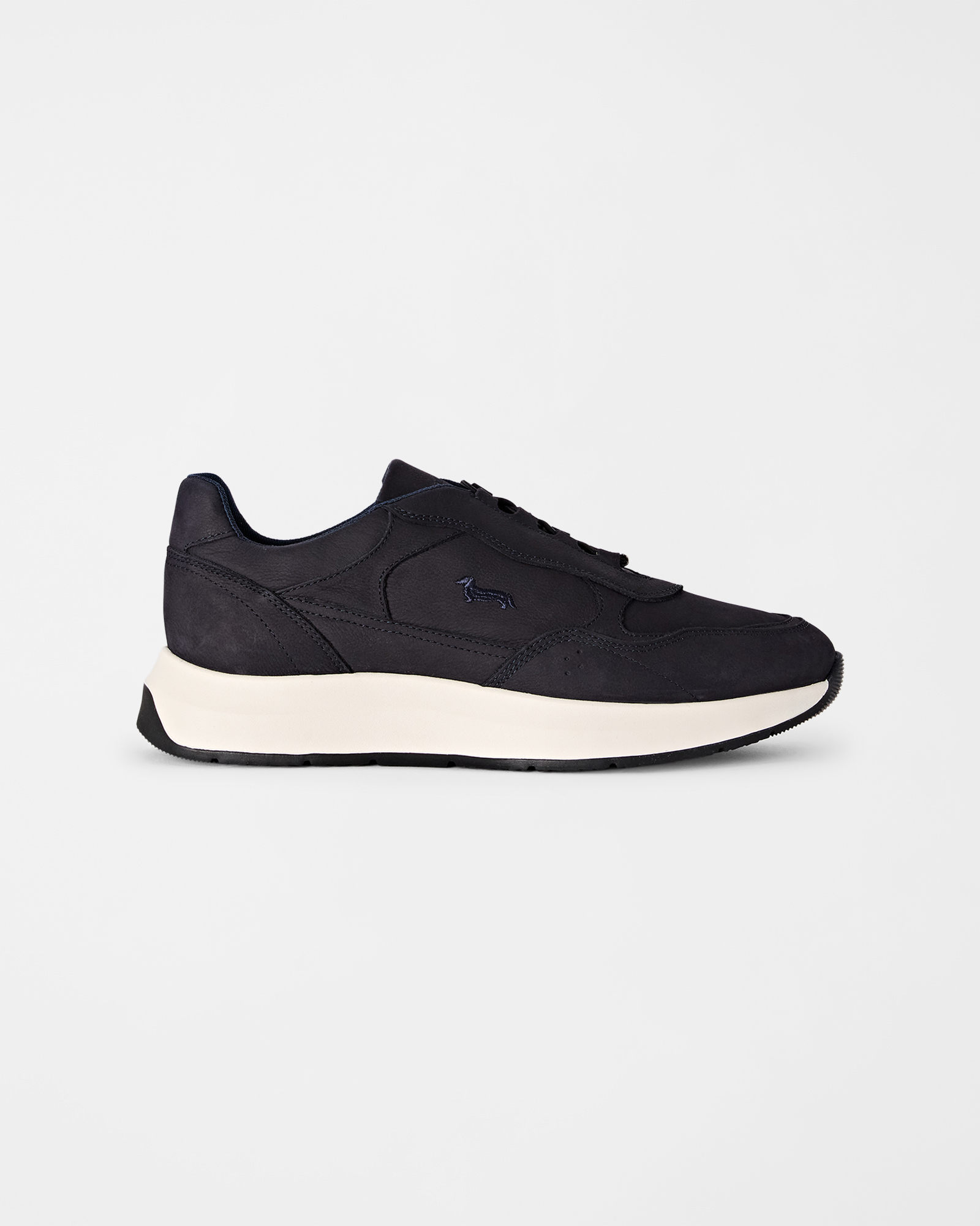 Sneaker Uomo Slip-On in Nabuk Premium blu navy