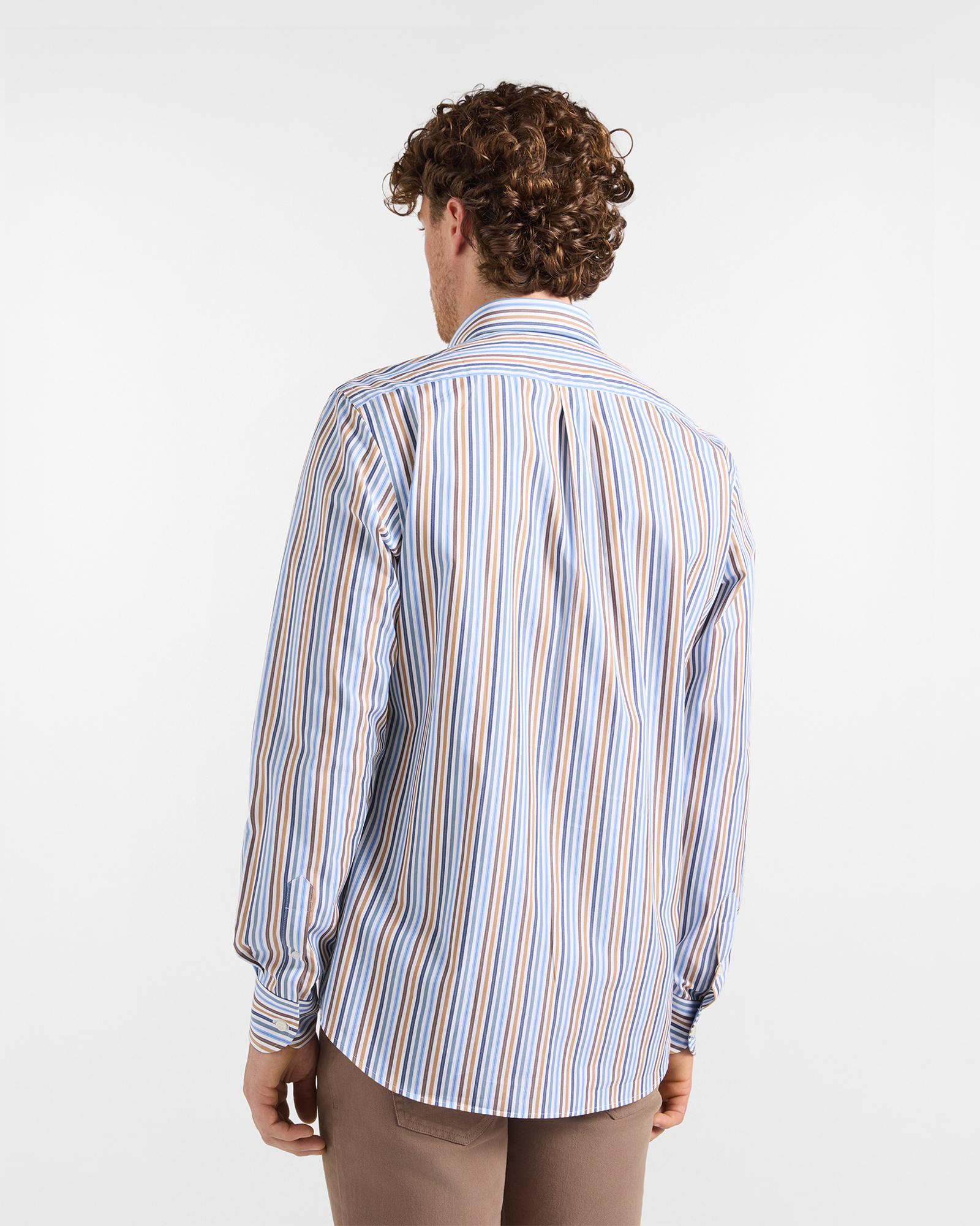 REGULAR M/L COLLO MONTECARLO 2 TEX, MARRONE, large
