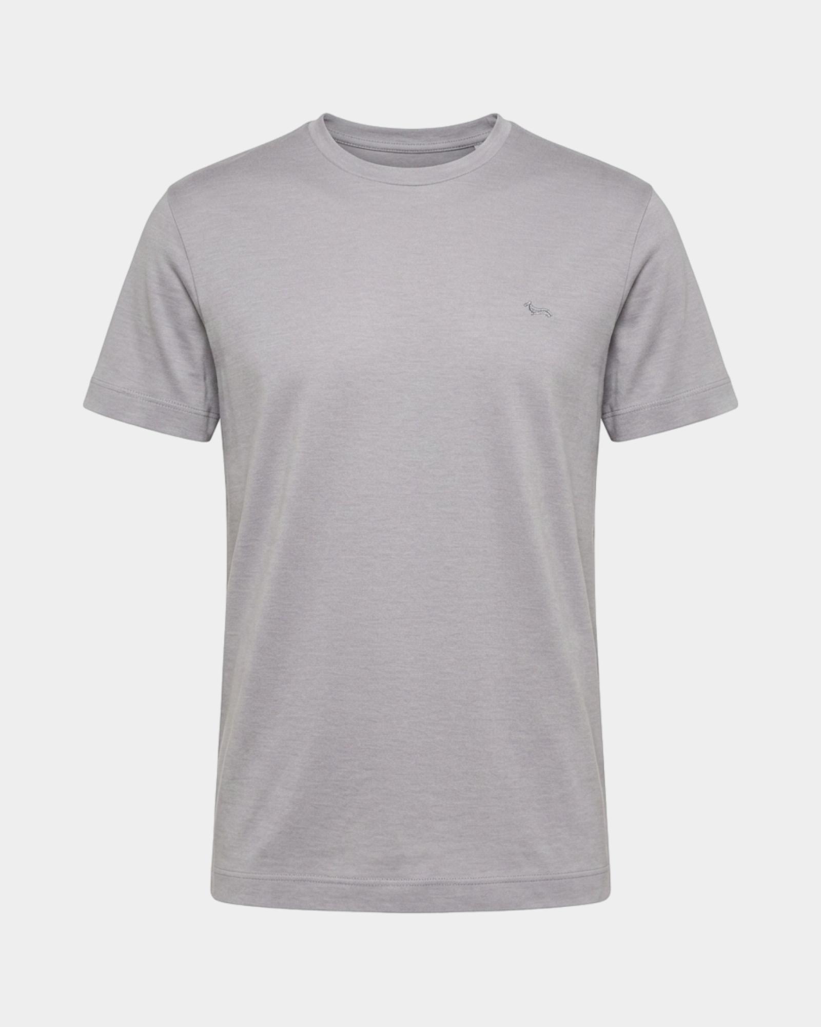 T-shirt Uomo in misto cotone e Lyocell&reg; Regular Fit, GRIGIO, large