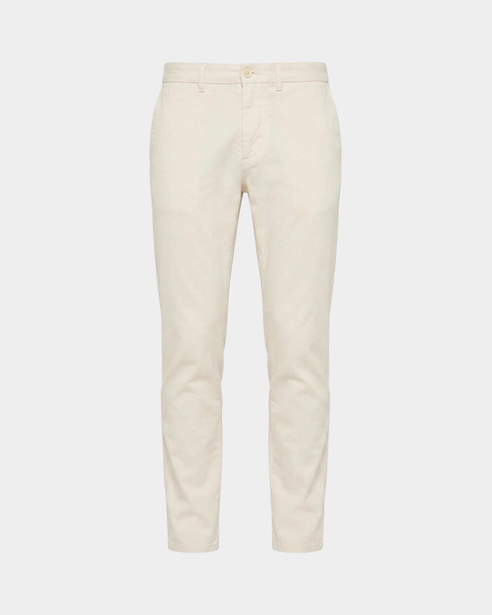 Men&rsquo;s narrow-fit stretch cotton chino pants, TAUPE, large
