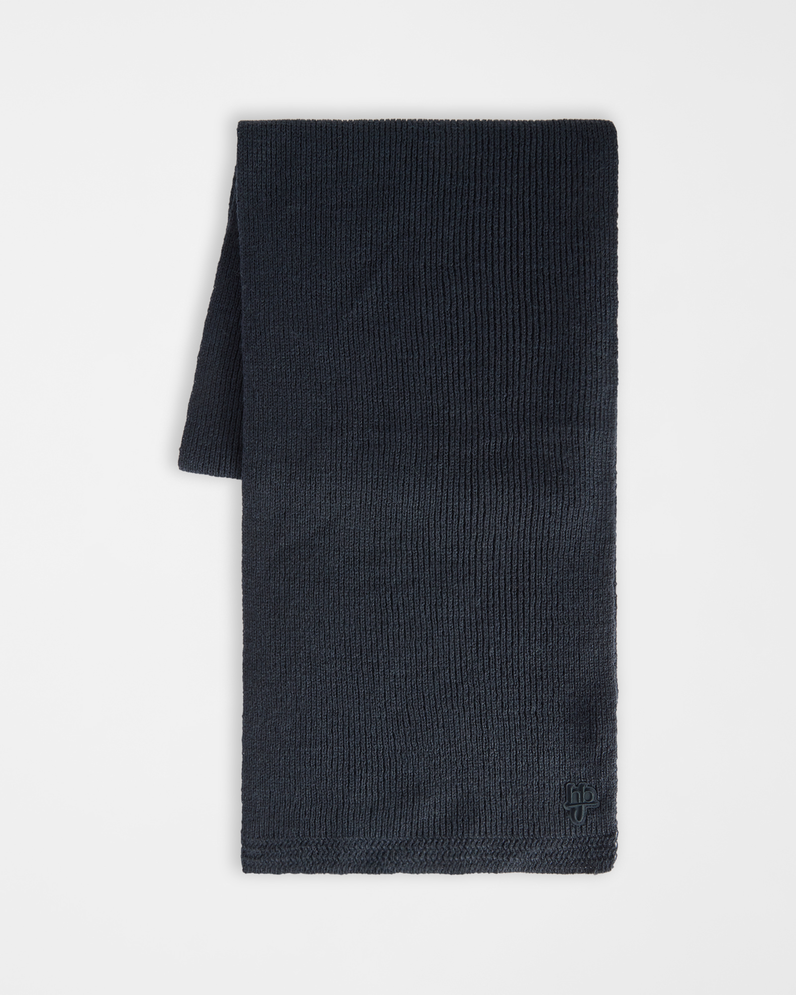 Sciarpa HBJ Uomo in Misto Lana, BLU SCURO, large