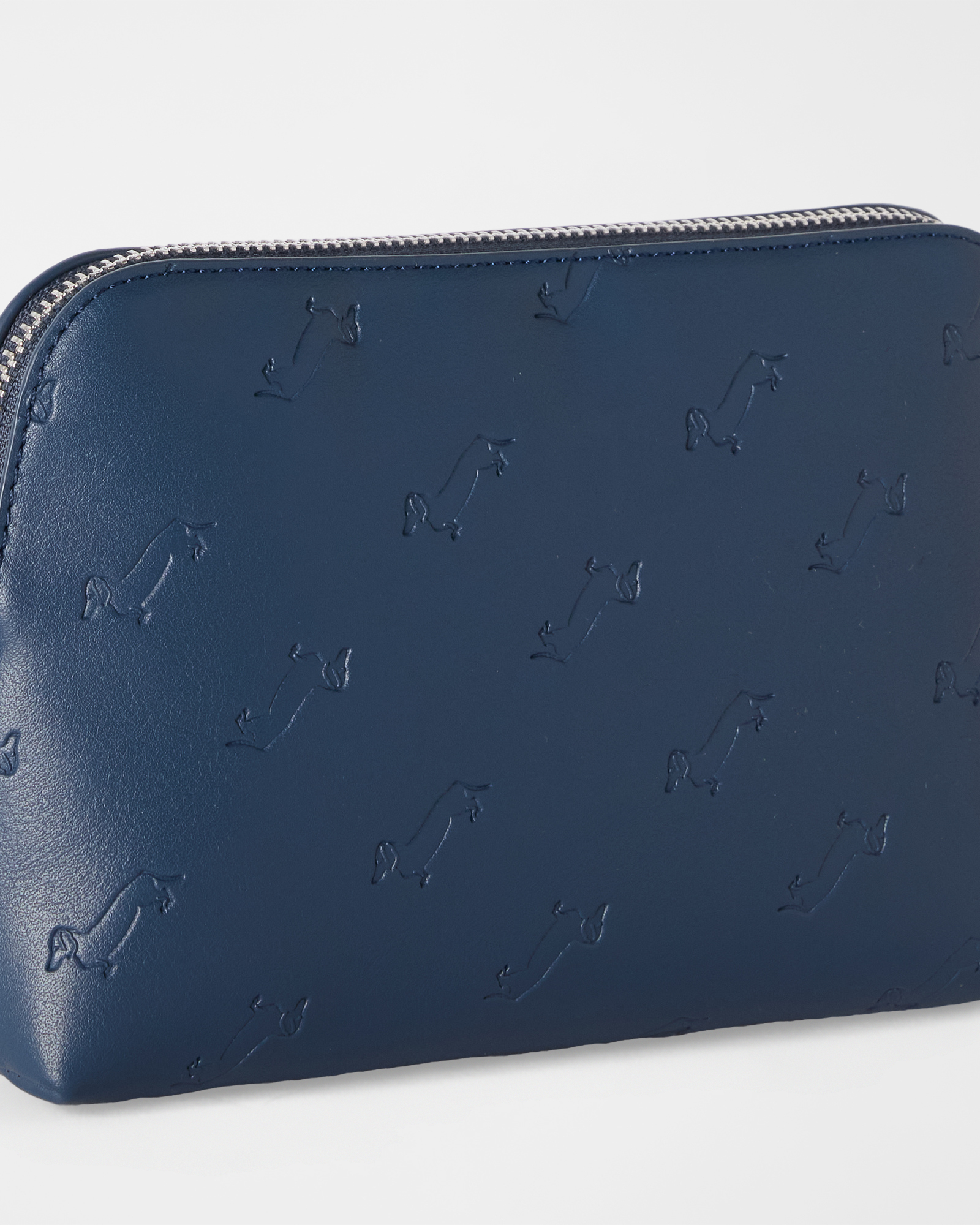 Pochette Donna Bassotto all over, BLU NAVY, large