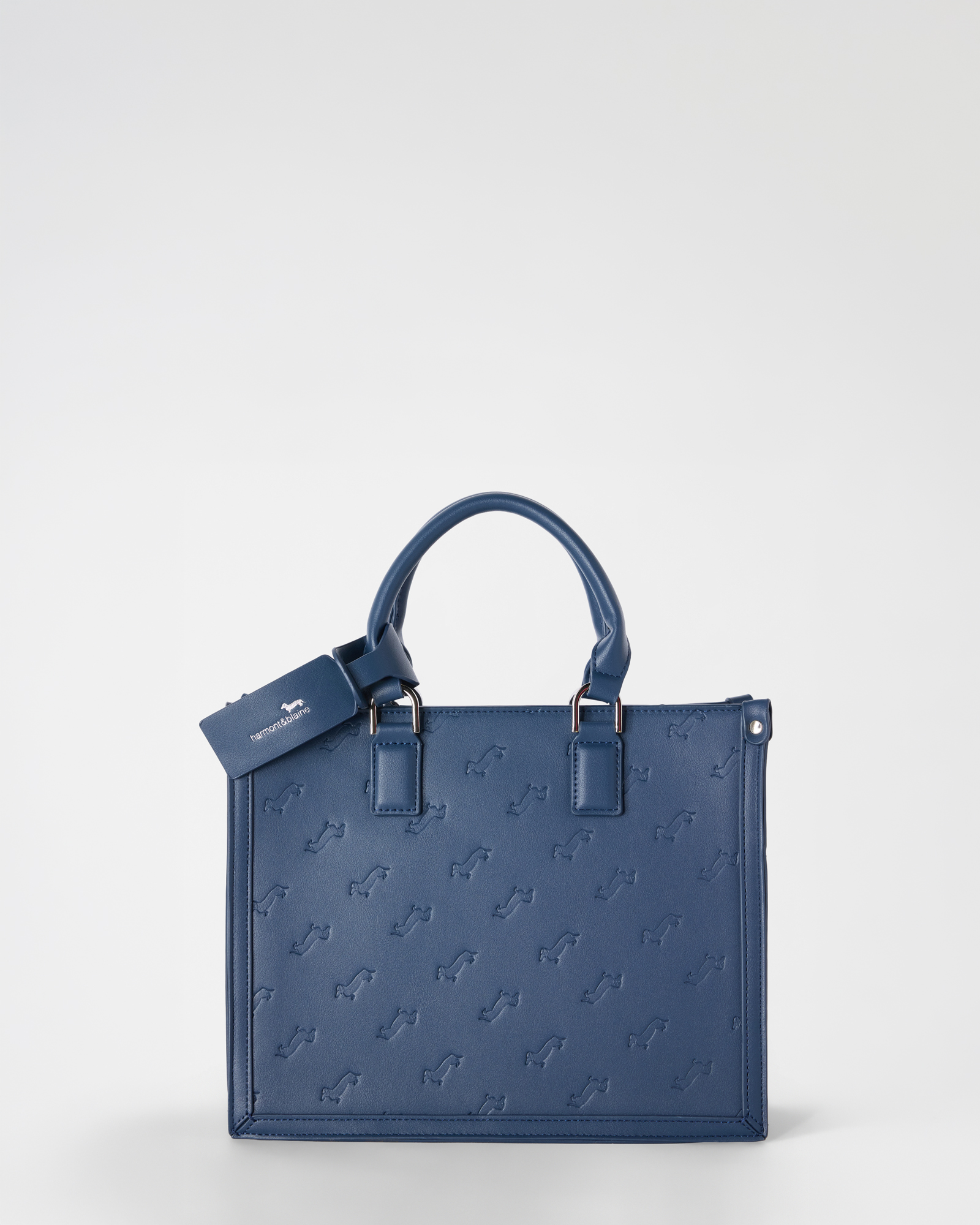 Borsa a mano Donna Bassotto all over blu