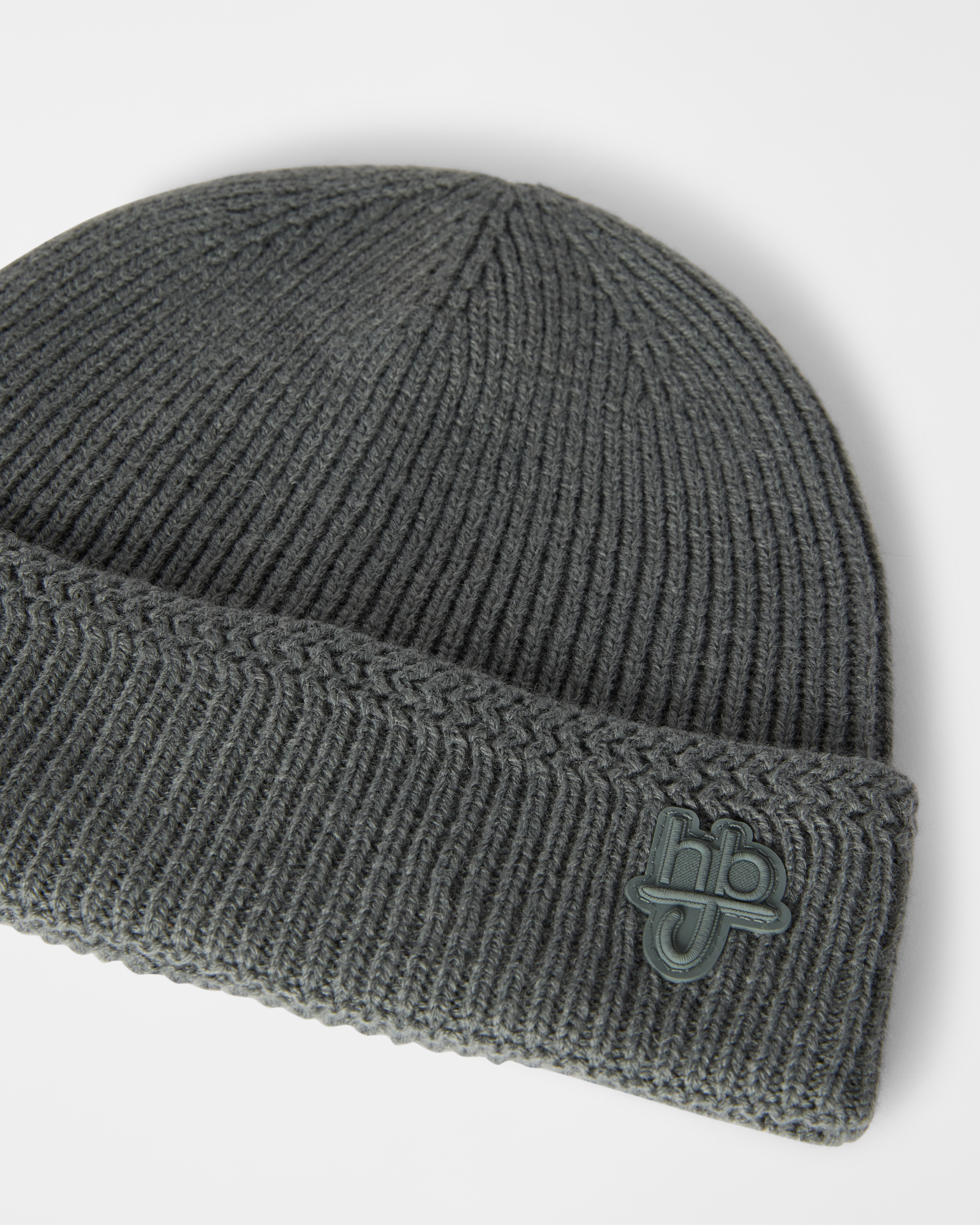 Berretto HBJ Uomo con Patch Logo, GRIGIO, large