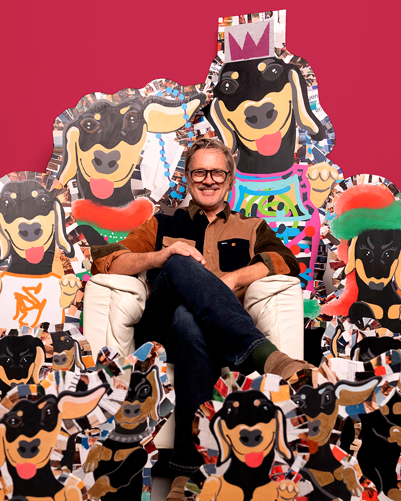 L'Arte del Bassotto: Iconografia Pop in Plastica Riciclata