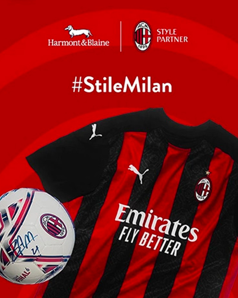 Harmont & Blaine, Official Style Partner di AC Milan, lancia un contest dedicato a tutti i tifosi dal cuore rossonero.