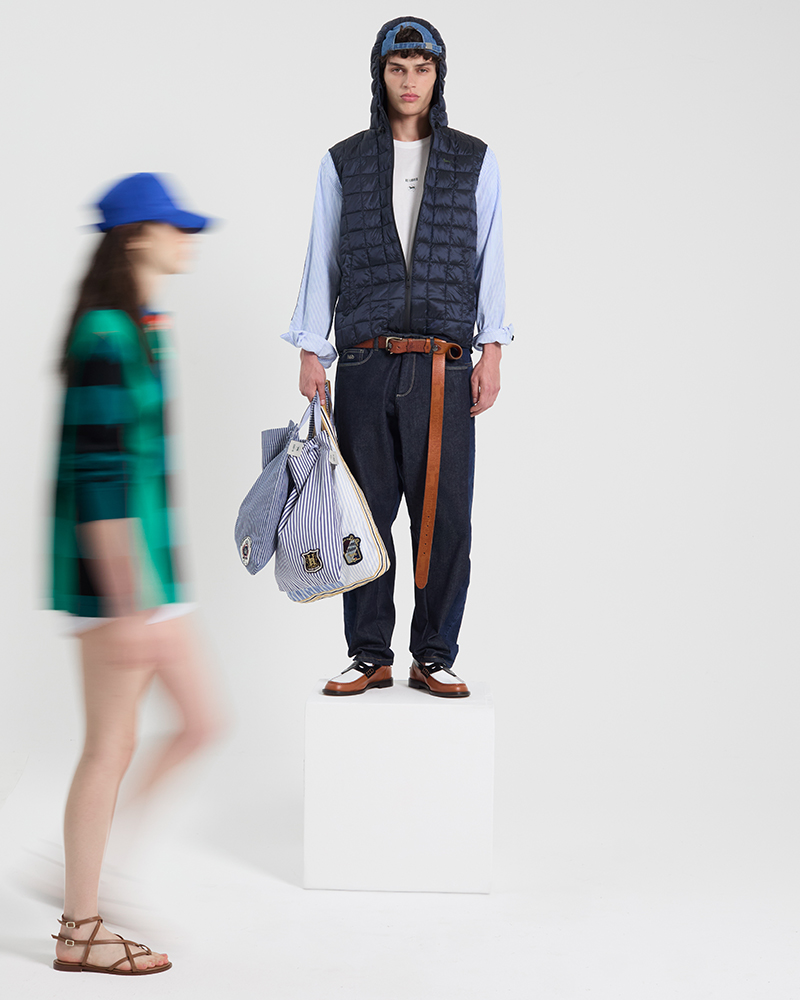 Harmont & Blaine reaffirms its sustainability vision and environmental commitment by breathing new life into garments from past collections and cherished, rediscovered fabrics. Presented during Milan Men&rsquo;s Fashion Week SS26, this initiative embraces a circular and responsible approach to fashion.