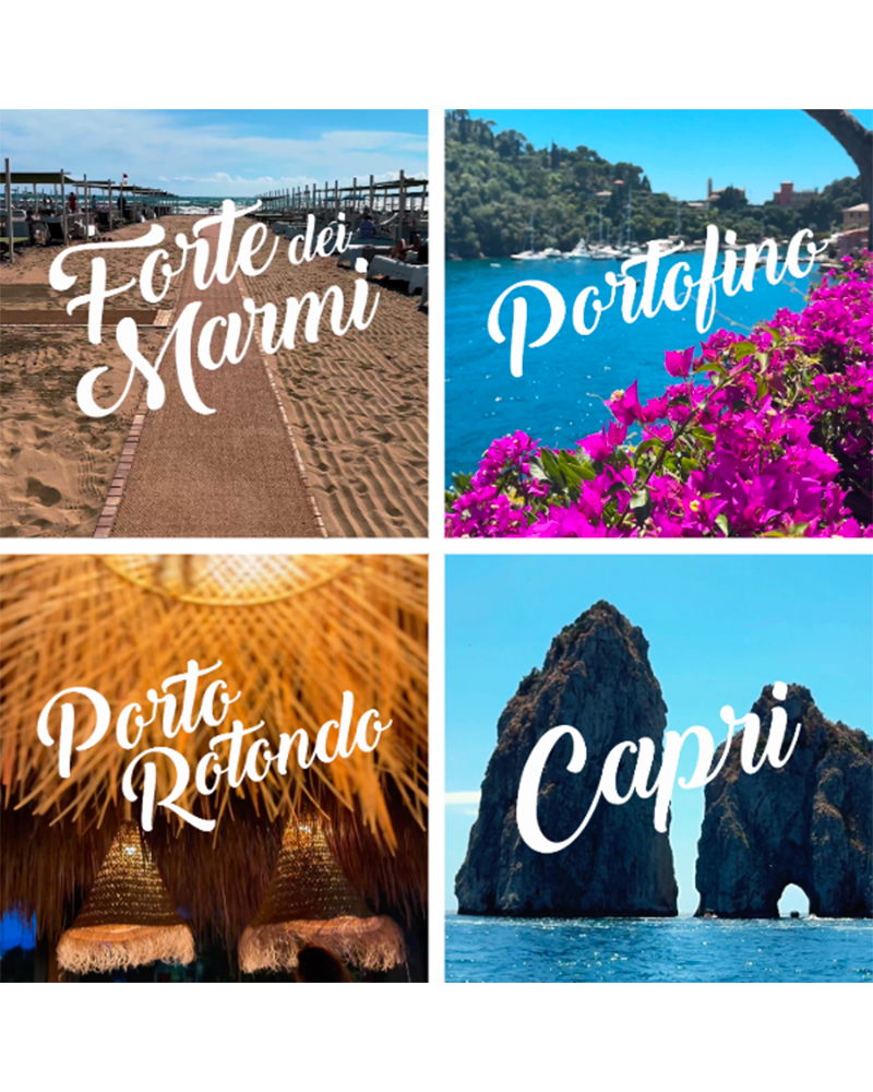 Harmont & Blaine celebra le sue radici mediterranee con eventi esclusivi in quattro iconiche destinazioni turistiche italiane - Capri, Forte dei Marmi, Portofino e Porto Rotondo.